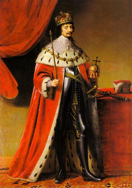Gerard van Honthorst Portrait of Frederick V, Elector Palatine (1596-1632), as King of Bohemia Spain oil painting art
